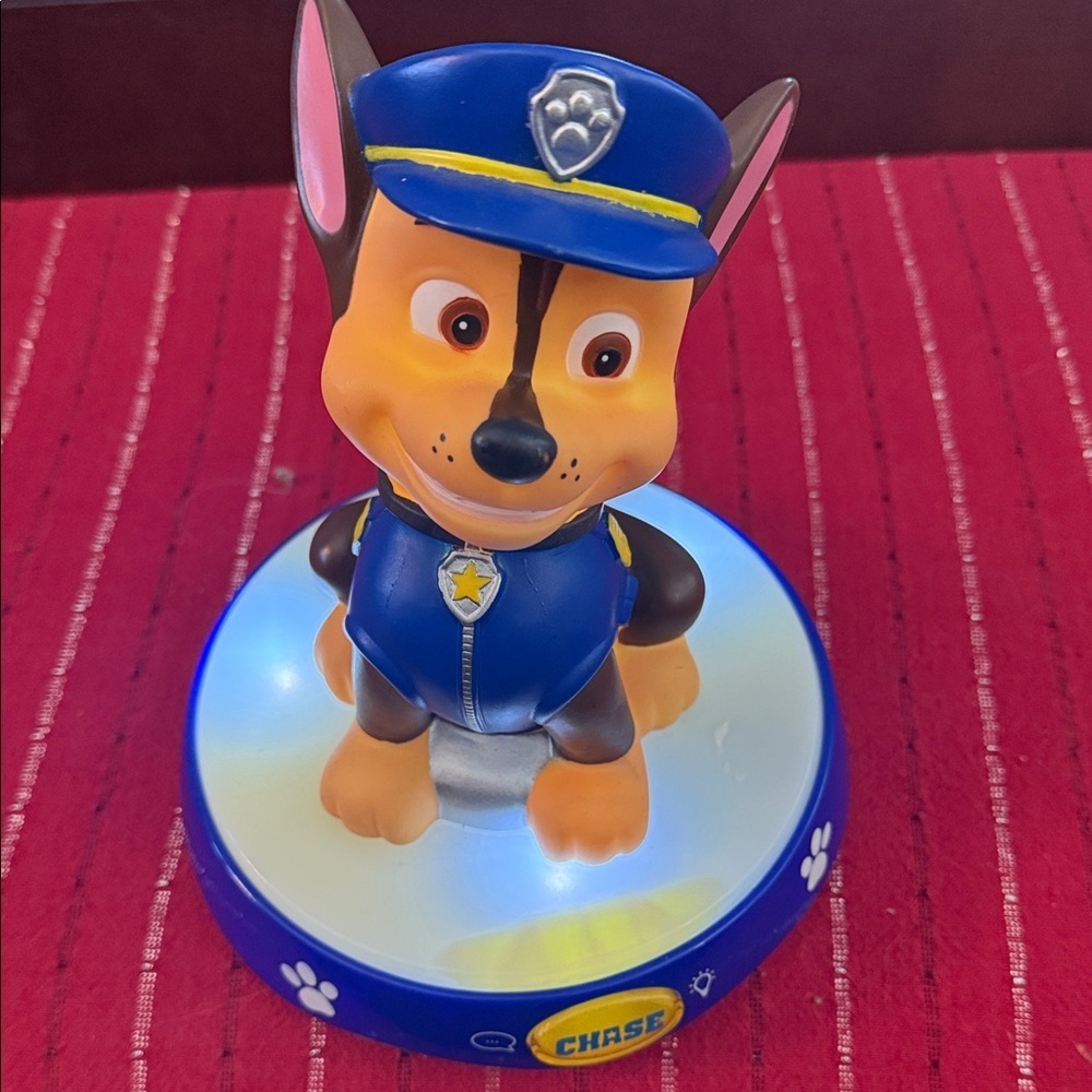 Chase Paw Patrol light up Blue Police Pup Night light